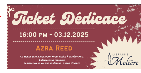 Dédicaces Azra Reed
