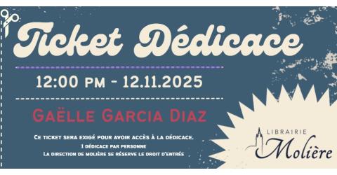 Dédicaces Gaëlle Garcia Diaz