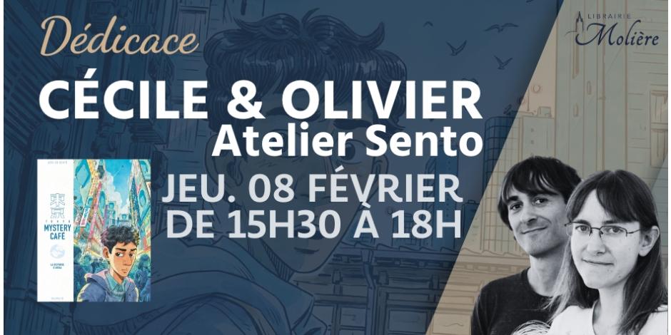Cécile et Olivier (Atelier Sento) en dédicace !