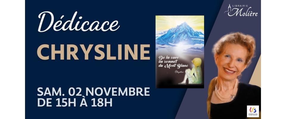 Chrysline en dédicace ! Chrysline en dédicace !