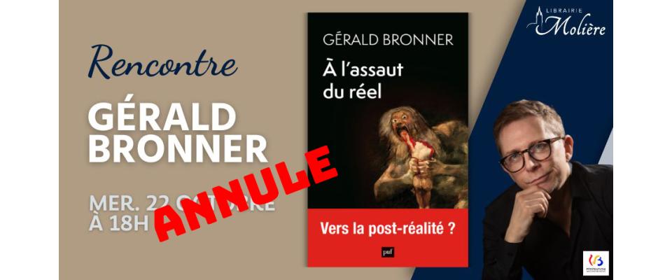 Rencontre avec Gérald Bronner