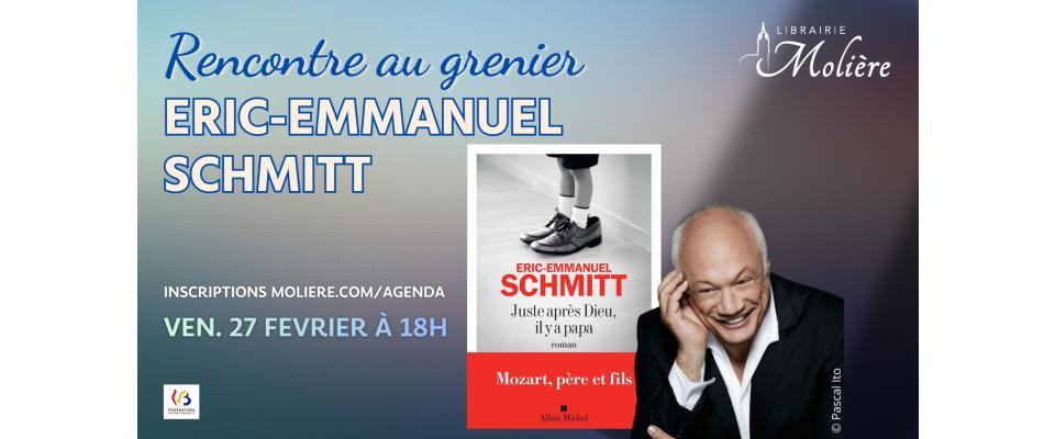 Rencontre avec Eric Emmanuel Schmitt Rencontre avec Eric Emmanuel Schmitt